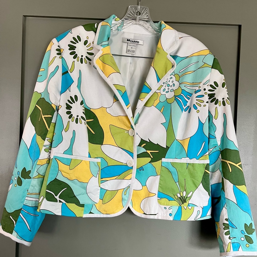 Peter Nygard Retro 60’s Blazer jacket SZ 14